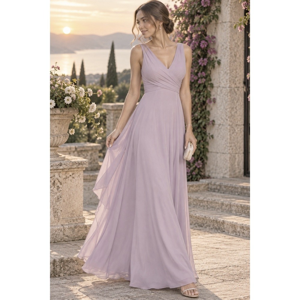 Thread Gown Dress Womens‎ Size 0 Suede Rose Pink Formal Bridesmaid Wedding Guest